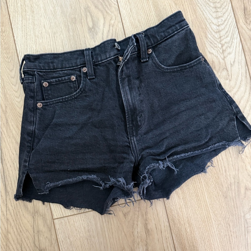 Abercrombie & Fitch Black Jean Shorts
